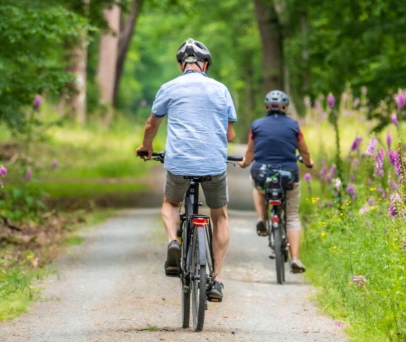 CAMINO EN BICICLETA