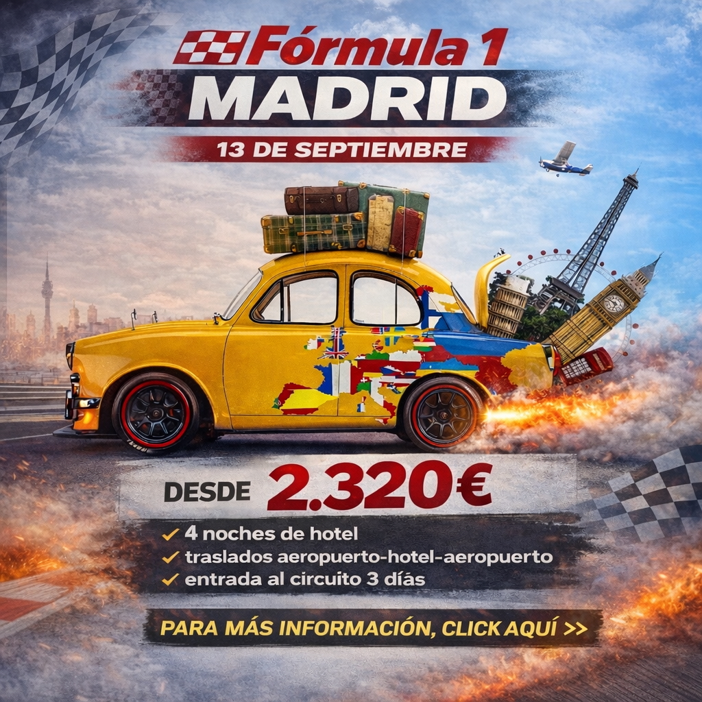 IMAGEN DE UN COCHE PARA LA F1 DE MADRID